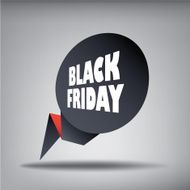 Black friday sales web element banner in 3d for promotion
