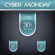 Cyber monday sales web elements