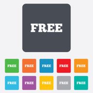 Free sign icon Special offer symbol N3