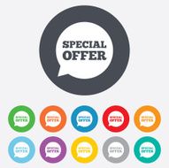 Special offer sign icon Sale symbol N6