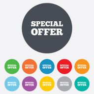 Special offer sign icon Sale symbol N7