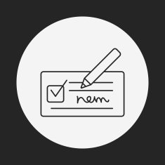 receipt line icon N4