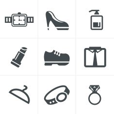 Fashion Icons Set Vector Design N2