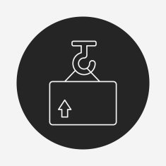logistics freight line icon N47
