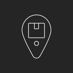 logistics freight map line icon N9