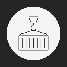 logistics freight line icon N56