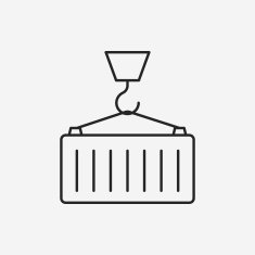 logistics freight line icon N57