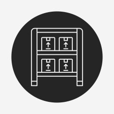 logistics freight line icon N64