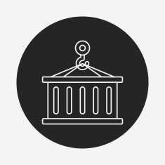 logistics freight line icon N99