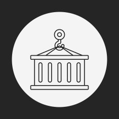 logistics freight line icon N101