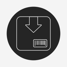 logistics freight line icon N103