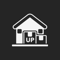 logistics freight warehouse icon N6