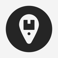 logistics freight map icon N9