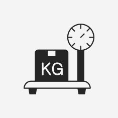logistics freight weight icon N11