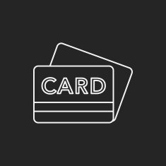 credit card line icon N10