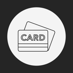credit card line icon N11
