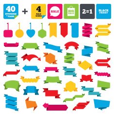 Sale speech bubble icons Black friday symbol N7