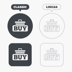 Buy sign icon Online buying cart button N5