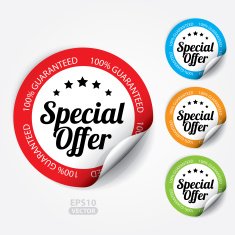 Special Offer Sticker and Tag