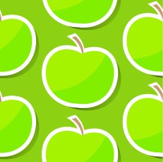 Seamless background with apple N2