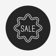 sale discount line icon N9