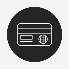 credit card line icon N16