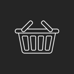 shopping basket line icon N7