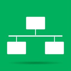 Local area network icon Flat N2