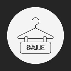 sale discount line icon N15
