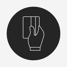 credit card line icon N23