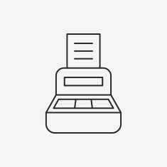 Cash register line icon N11