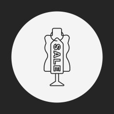 sale discount line icon N23