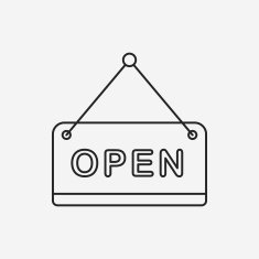 shop open line icon N11