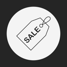 sale discount line icon N35
