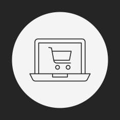 online shopping line icon N11