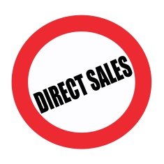 Direct sales black stamp text on white