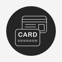credit card line icon N31