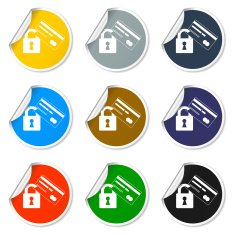 Credit Card Security icon Vector Eps 10 N6