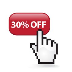 Thirty Percent Off Button