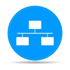 Local area network icon Flat N3