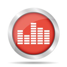 Equalizer icon Flat N3