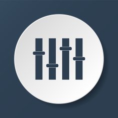 Equalizer icon Flat N5