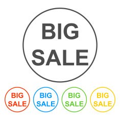 Big sale bag sign icon Special offer symbol N4