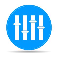 Equalizer icon Flat N6