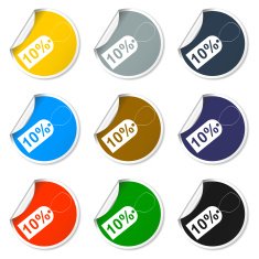 tag icon vector illustration Flat design style N61