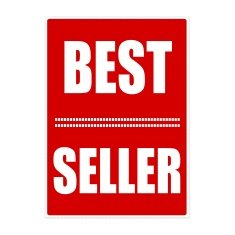 Best seller white stamp text on red background N5