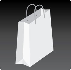 White Shopping Bag N7