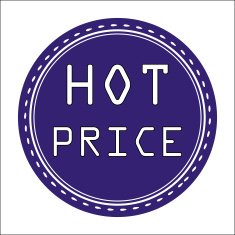 Hot price sticker