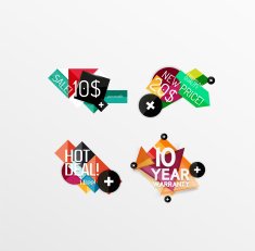 Set of labels stickers banners badges and elements for sale N26