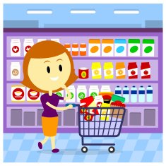 Woman Grocery Shopping N2